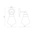 ALORA, WILLARD WALL/VANITY LIGHTS, VANITY LIGHT