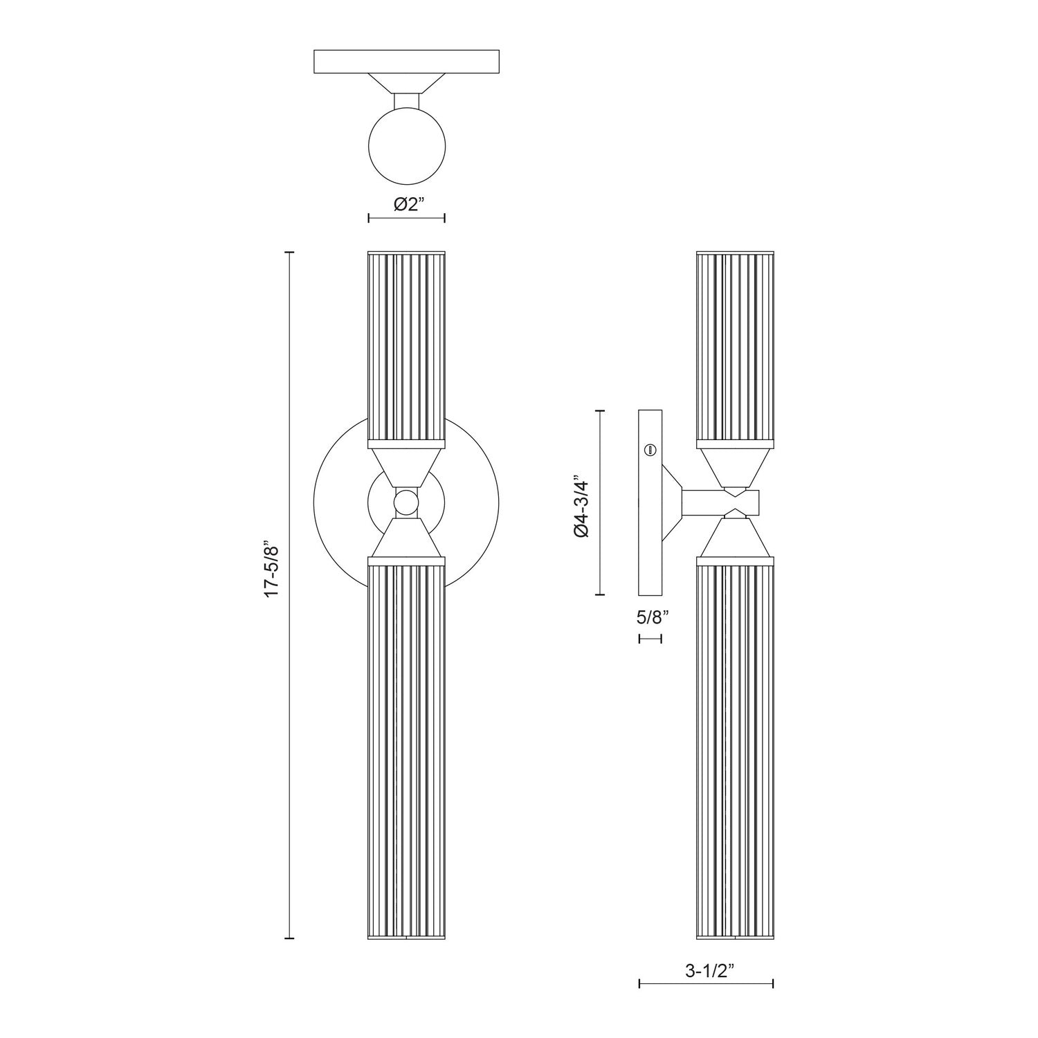 ALORA, EDWIN WALL/VANITY LIGHTS, VANITY LIGHT