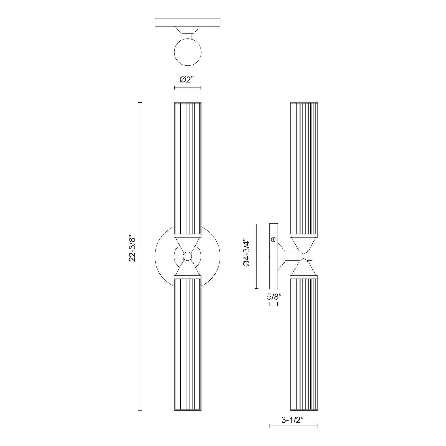 ALORA, EDWIN WALL/VANITY LIGHTS, VANITY LIGHT