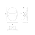 ALORA, ODIN WALL/VANITY LIGHTS, VANITY LIGHT