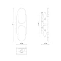 ALORA, ODIN WALL/VANITY LIGHTS, VANITY LIGHT