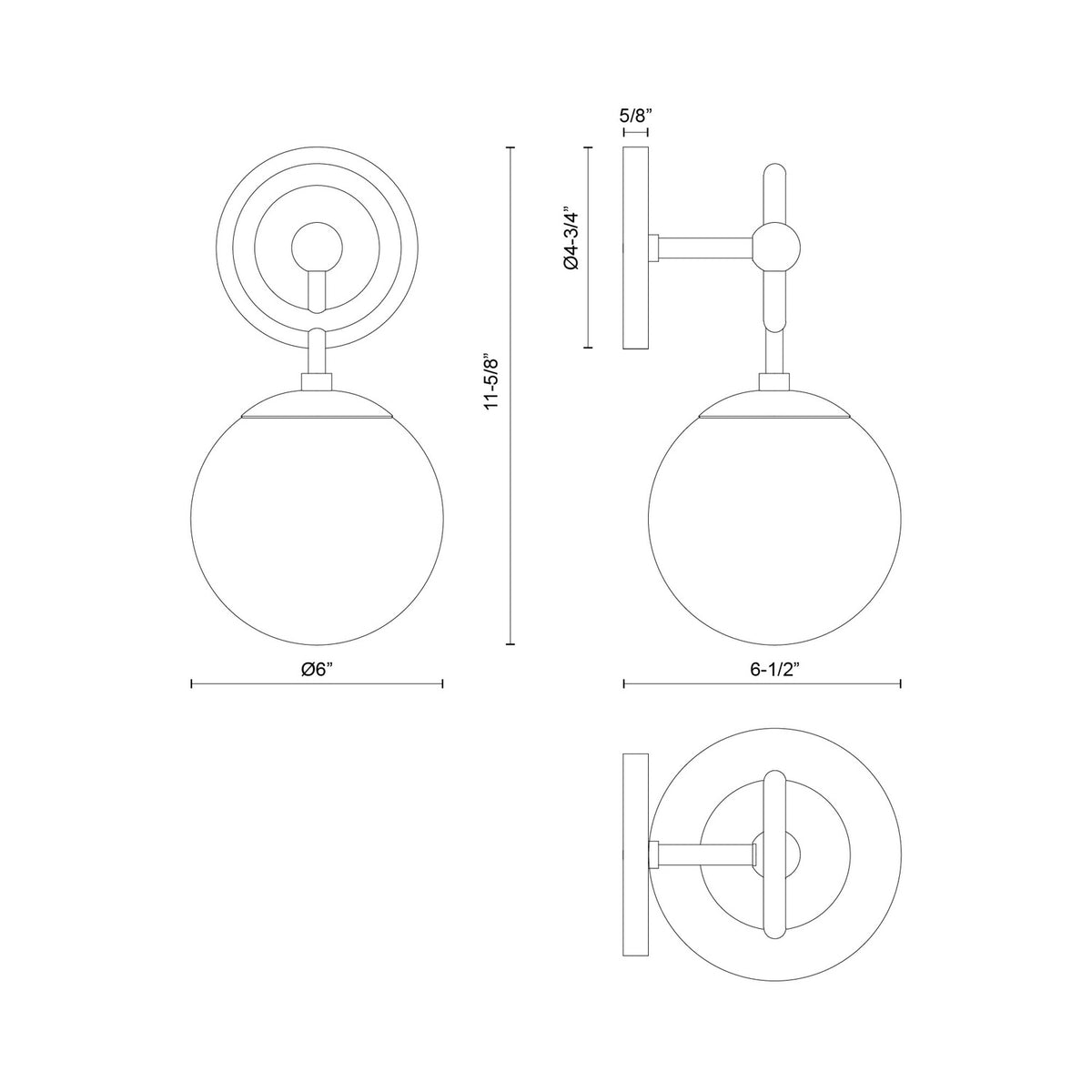 ALORA, FIORE WALL/VANITY LIGHTS, VANITY LIGHT