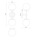 ALORA, FIORE WALL/VANITY LIGHTS, VANITY LIGHT