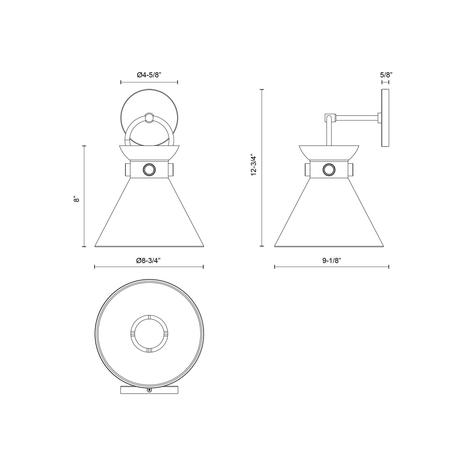 ALORA, EMERSON WALL/VANITY LIGHTS, VANITY LIGHT