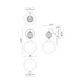 ALORA, CELIA WALL/VANITY LIGHTS, VANITY LIGHT