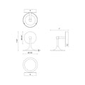 ALORA, ISSA WALL/VANITY LIGHTS, VANITY LIGHT