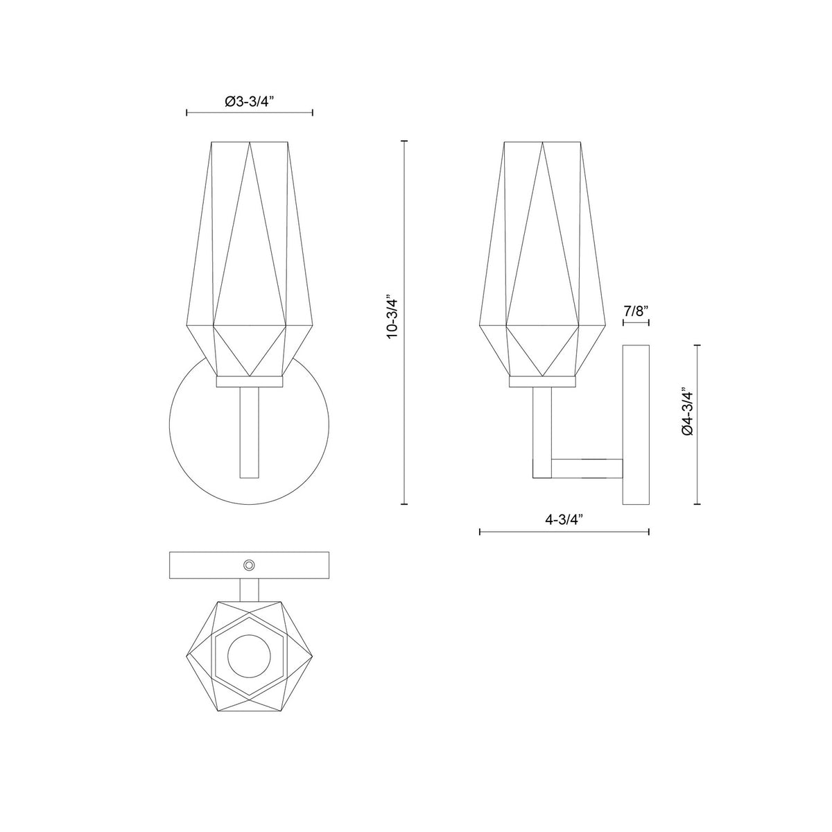 ALORA, KRYSTA WALL/VANITY LIGHTS, VANITY LIGHT