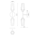 ALORA, KRYSTA WALL/VANITY LIGHTS, VANITY LIGHT
