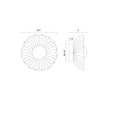 ALORA, SOLEIL WALL/VANITY LIGHTS, VANITY LIGHT