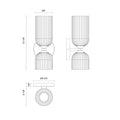 ALORA, NELLY WALL/VANITY LIGHTS, VANITY LIGHT