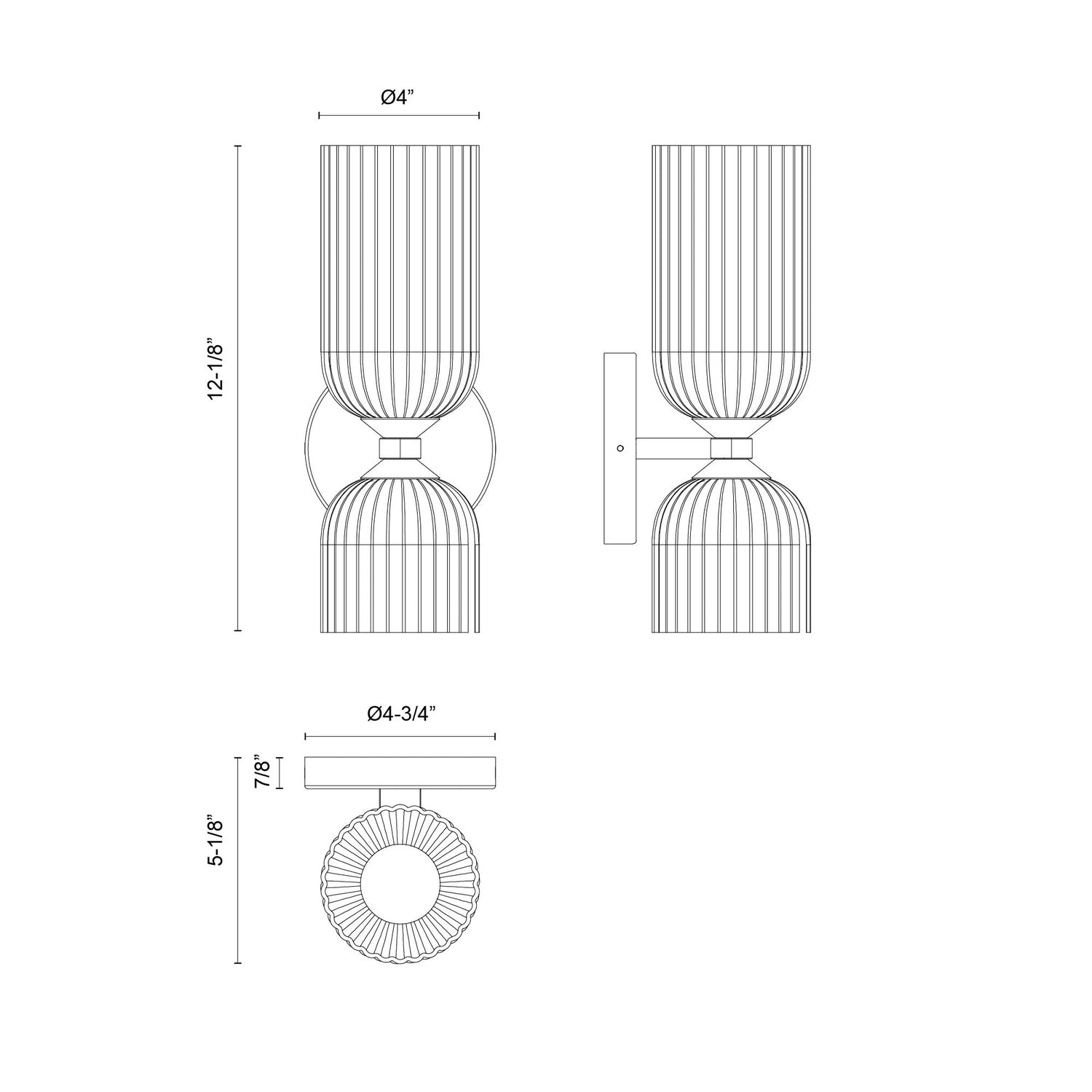 ALORA, NELLY WALL/VANITY LIGHTS, VANITY LIGHT