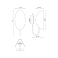 ALORA, SENO WALL/VANITY LIGHTS, VANITY LIGHT