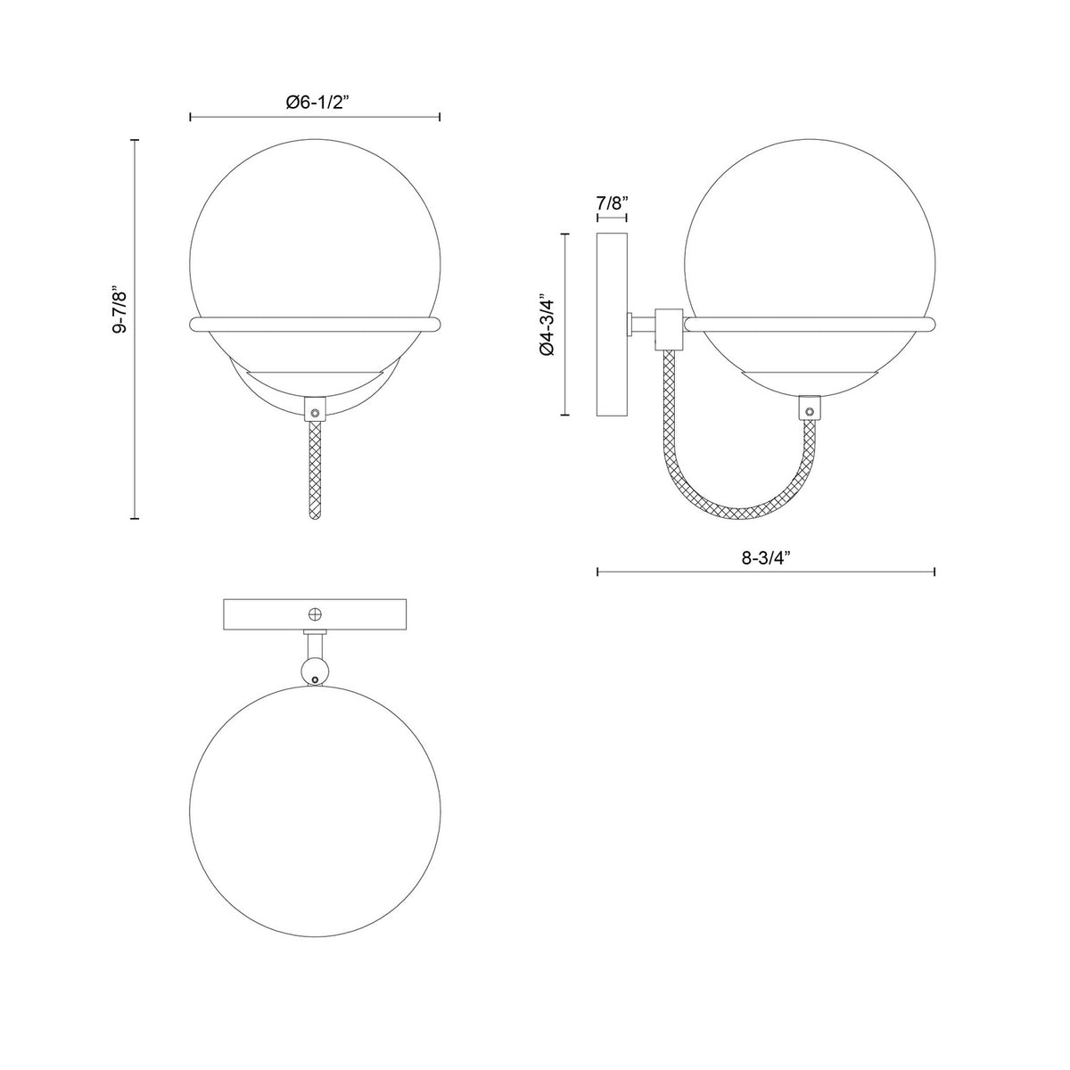 ALORA, ALBA WALL/VANITY LIGHTS, VANITY LIGHT