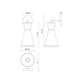 ALORA, BETTY WALL/VANITY LIGHTS, VANITY LIGHT