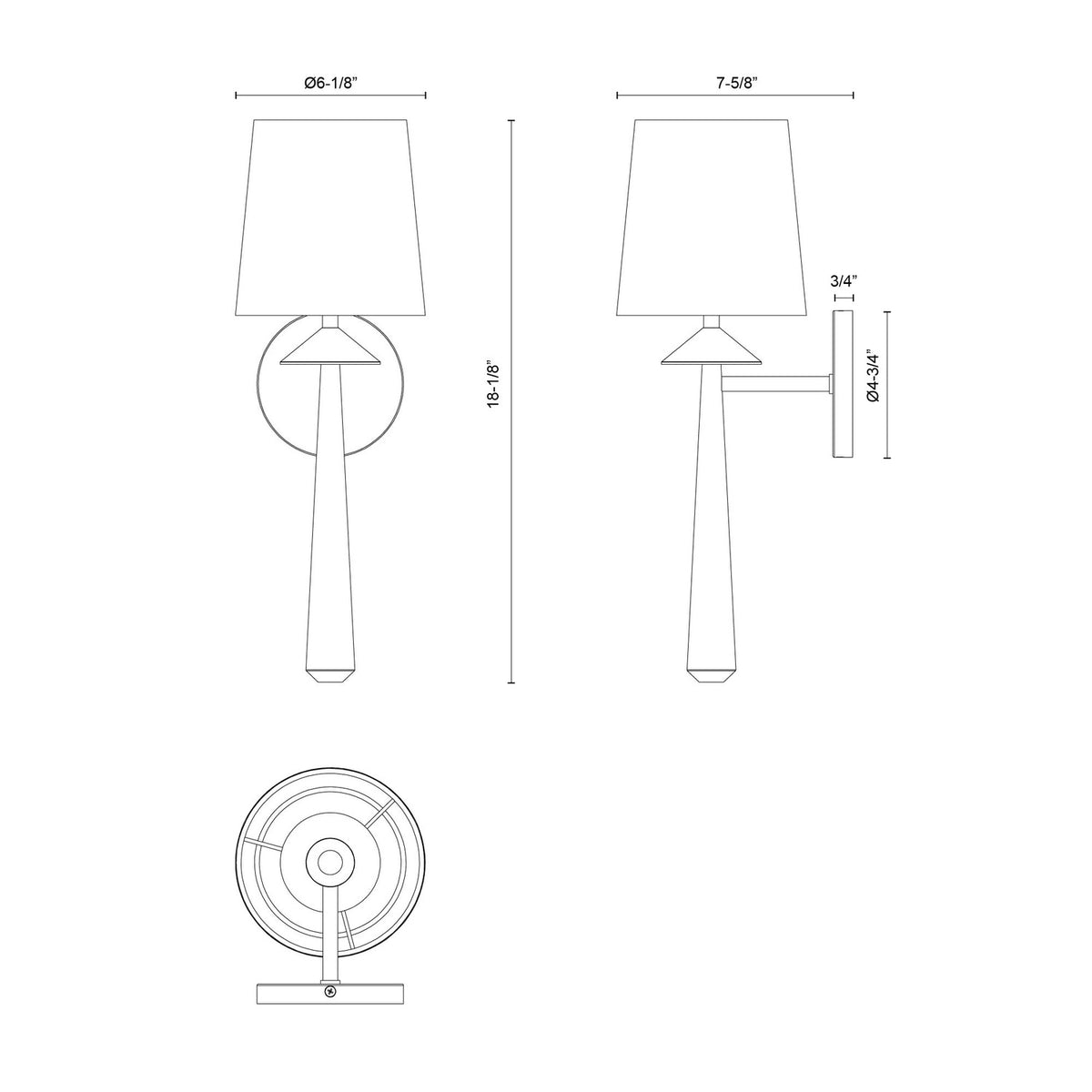 ALORA, BRIDGETTE WALL/VANITY LIGHTS, VANITY LIGHT