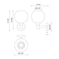 ALORA, CASTILLA WALL/VANITY LIGHTS, VANITY LIGHT
