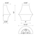 ALORA, EMIKO WALL/VANITY LIGHTS, VANITY LIGHT