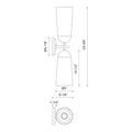 ALORA, EMIL WALL/VANITY LIGHTS, VANITY LIGHT