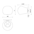 ALORA, WILLOW WALL/VANITY LIGHTS, VANITY LIGHT