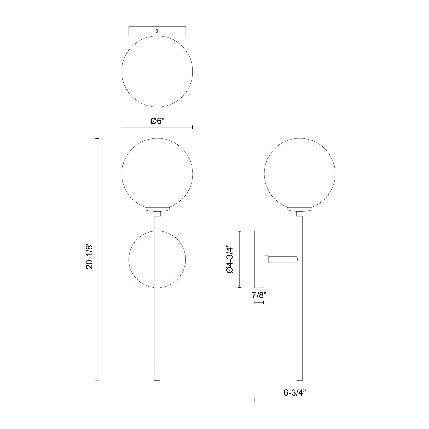ALORA, CASSIA WALL/VANITY LIGHTS, VANITY LIGHT