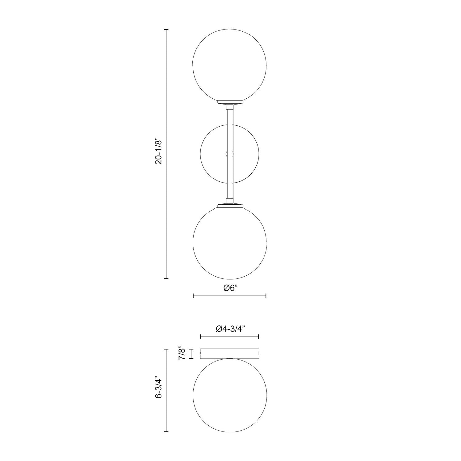 ALORA, CASSIA WALL/VANITY LIGHTS, VANITY LIGHT