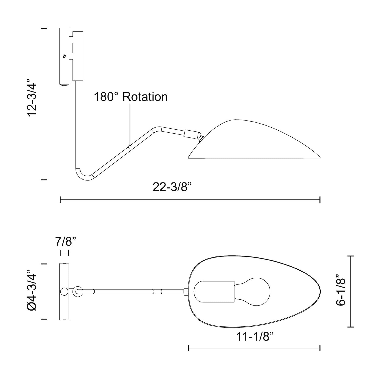 ALORA, OSCAR WALL/VANITY LIGHTS, VANITY LIGHT