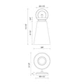 ALORA, SALEM WALL/VANITY LIGHTS, VANITY LIGHT