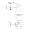 ALORA, FELIX WALL/VANITY LIGHTS, VANITY LIGHT
