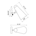 ALORA, DANIEL WALL/VANITY LIGHTS, VANITY LIGHT