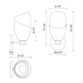 ALORA, CAPRI WALL/VANITY LIGHTS, VANITY LIGHT