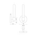 ALORA, CLAIRE WALL/VANITY LIGHTS, VANITY LIGHT