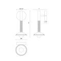 ALORA, ARDEN WALL/VANITY LIGHTS, VANITY LIGHT