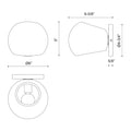 ALORA, WILLOW WALL/VANITY LIGHTS, VANITY LIGHT