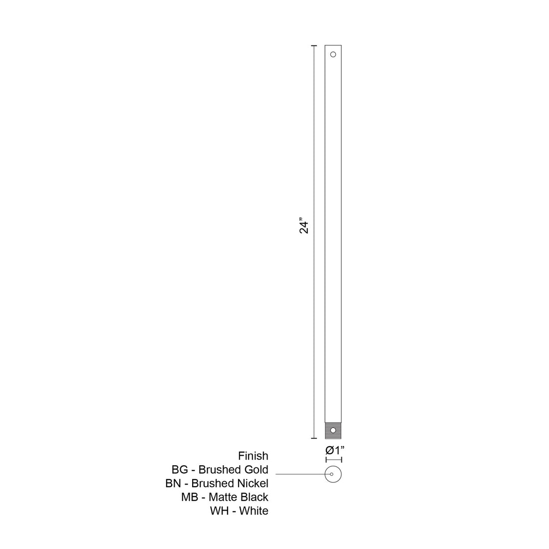 KUZCO LIGHTING INC PARTS FAN ACCESSORIES | X-RD34-24BN FAN - DO NOT SHOW ON WEBSITE