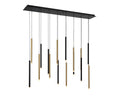 LIB & CO, AMALFI 16 LIGHT LINEAR LED CHANDELIER, CHANDELIER LIGHT