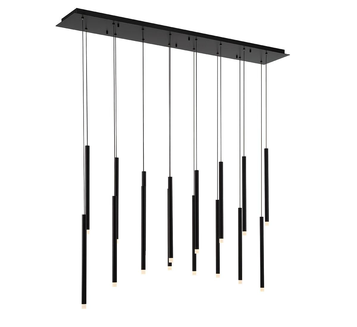 LIB & CO, AMALFI 16 LIGHT LINEAR LED CHANDELIER, CHANDELIER LIGHT