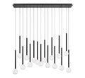 LIB & CO, POSITANO 16 LIGHT LINEAR LED CHANDELIER, CHANDELIER LIGHT