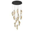 LIB & CO, SORRENTO 12 LIGHT ROUND LED CHANDELIER, CHANDELIER LIGHT
