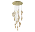 LIB & CO, SORRENTO 12 LIGHT ROUND LED CHANDELIER, CHANDELIER LIGHT