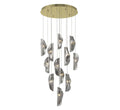 LIB & CO, SORRENTO 12 LIGHT ROUND LED CHANDELIER, CHANDELIER LIGHT