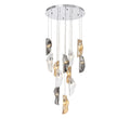 LIB & CO, SORRENTO 12 LIGHT ROUND LED CHANDELIER, CHANDELIER LIGHT