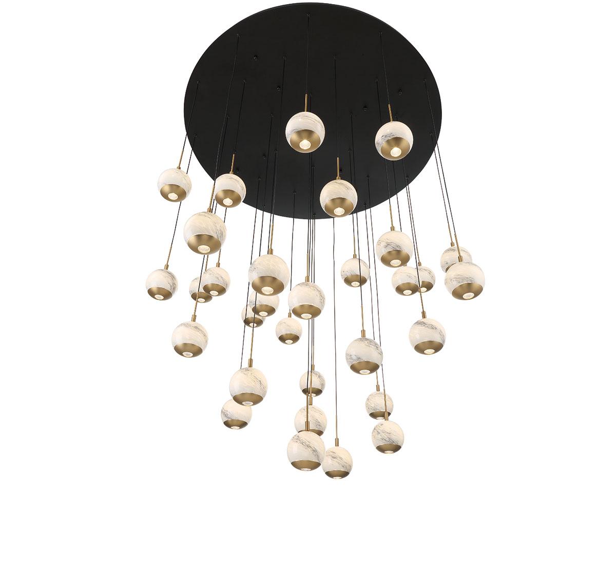 LIB & CO, BAVENO 31 LIGHT LED GRAND CHANDELIER, CHANDELIER LIGHT