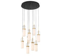LIB & CO, VERONA 9 LIGHT ROUND LED CHANDELIER, CHANDELIER LIGHT