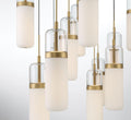 LIB & CO, VERONA 9 LIGHT ROUND LED CHANDELIER, CHANDELIER LIGHT