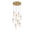 LIB & CO, VERONA 9 LIGHT ROUND LED CHANDELIER, CHANDELIER LIGHT