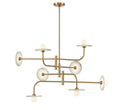 LIB & CO, TERAMO 8 LIGHT LED CHANDELIER, CHANDELIER LIGHT