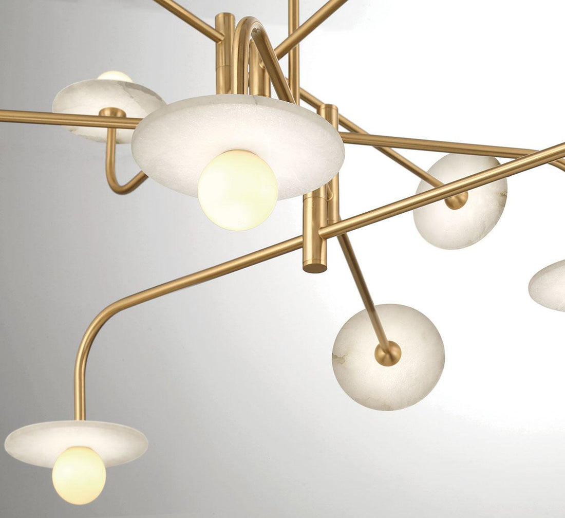 LIB & CO, TERAMO 10 LIGHT LED CHANDELIER, CHANDELIER LIGHT