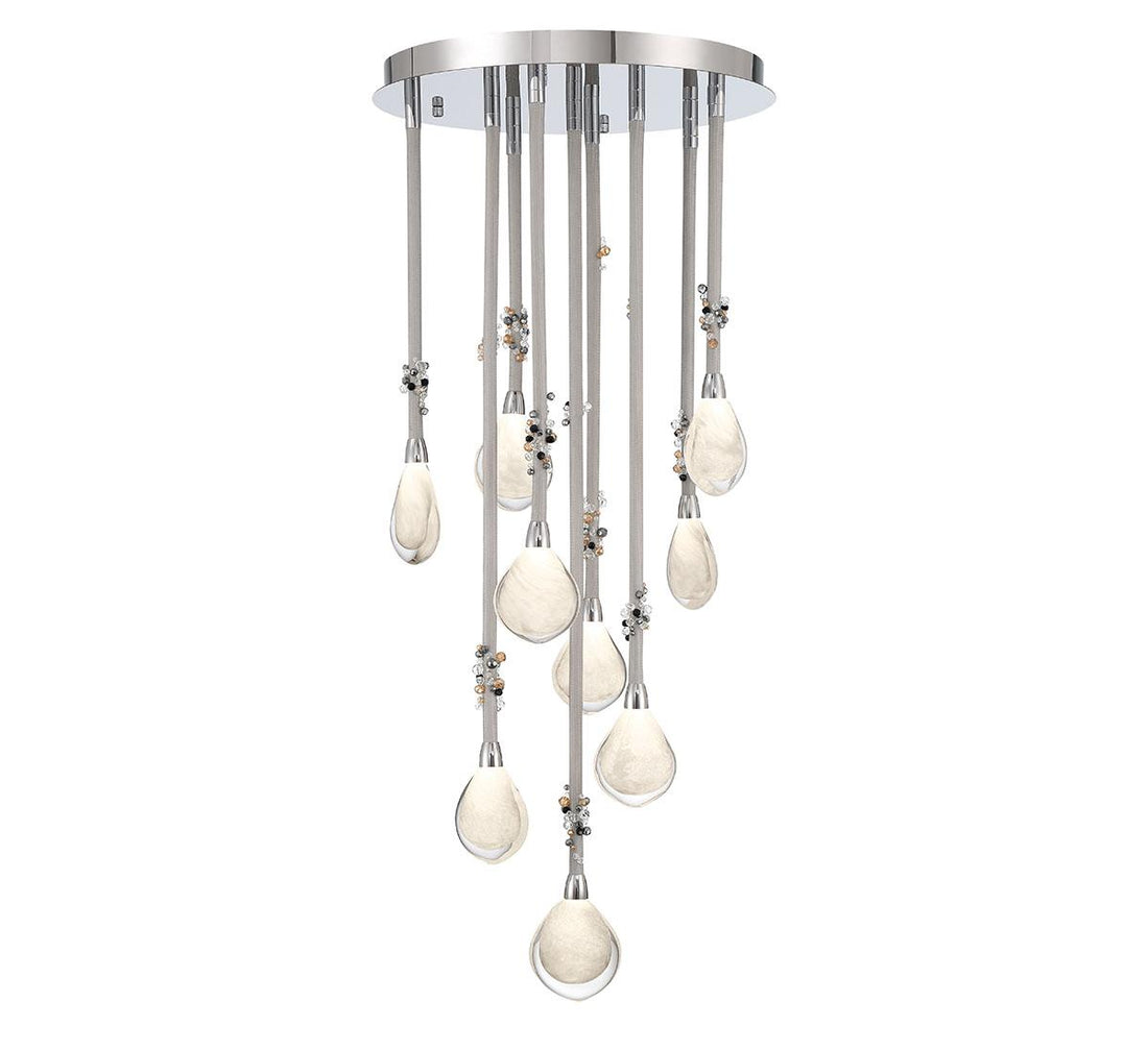 LIB & CO, BELLISSIMA 9 LIGHT LED CHANDELIER, CHANDELIER LIGHT