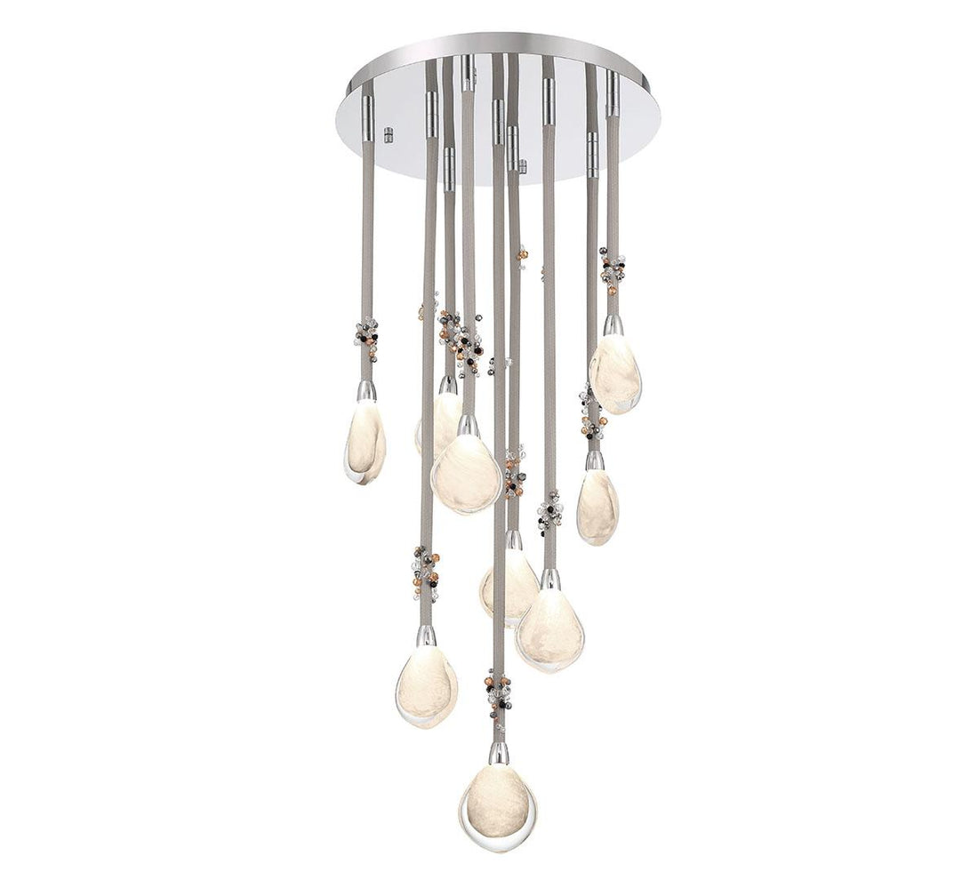 LIB & CO, BELLISSIMA 9 LIGHT LED CHANDELIER, CHANDELIER LIGHT