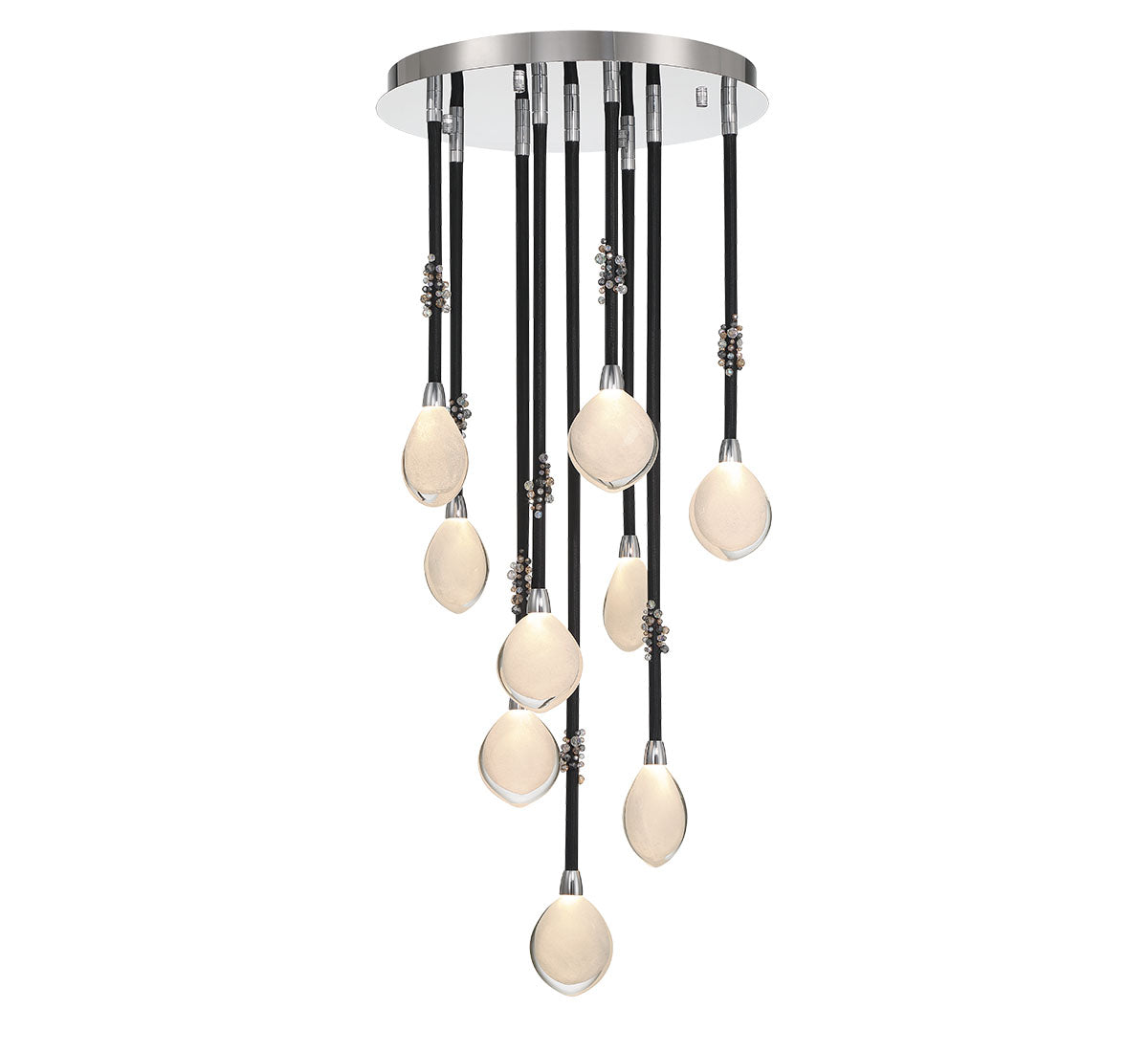 LIB & CO, BELLISSIMA 9 LIGHT LED CHANDELIER, CHANDELIER LIGHT